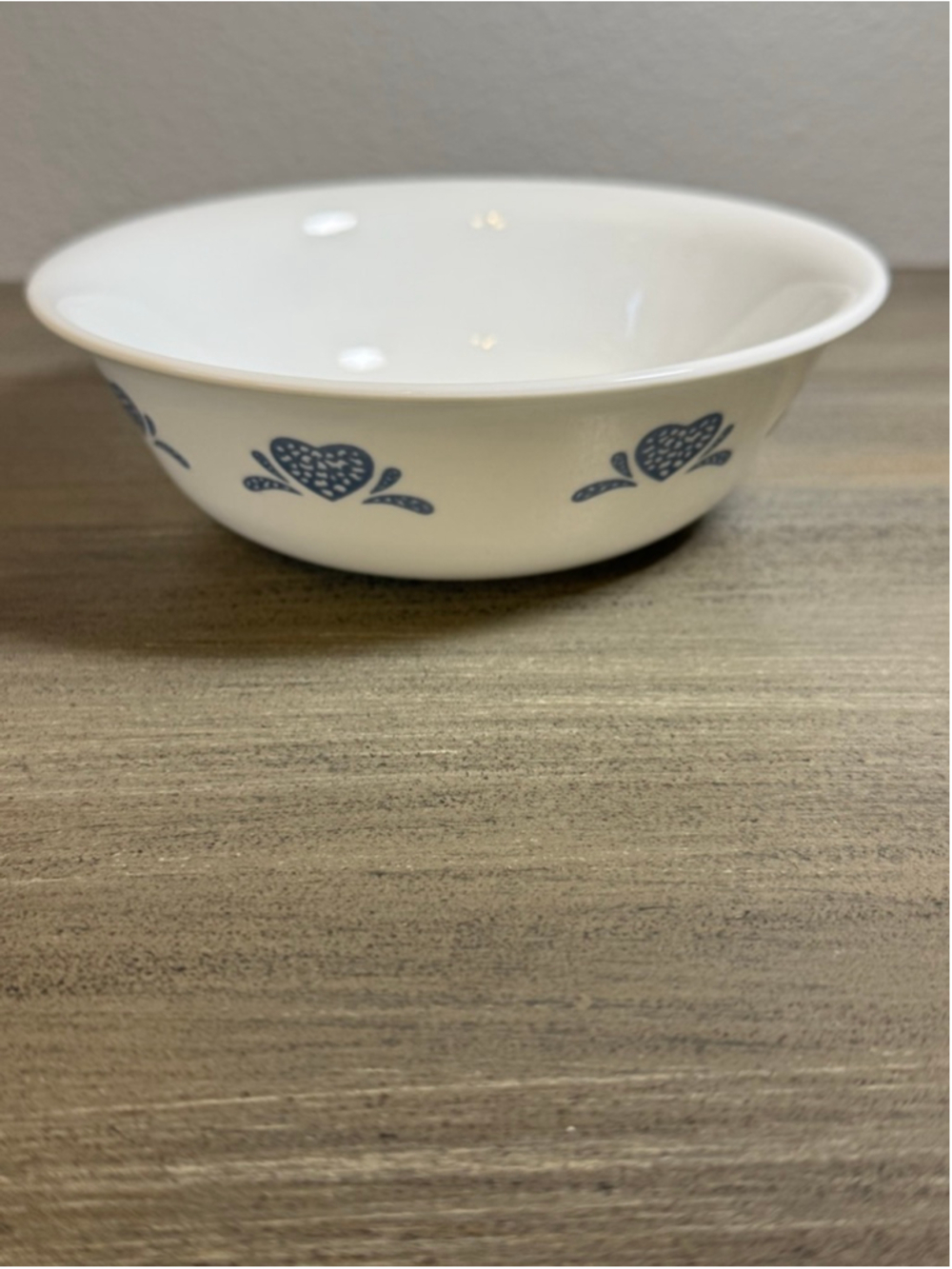 1 Corelle Corning Soup/Cereal Bowl Blue Hearts 6.25” VINTAGE
Cottagecore rustic - Picture 2 of 6